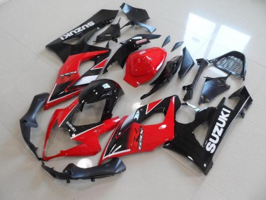 Rot Schwarz OEM Stil 05-06 GSXR 1000 Motorrad Verkleidung