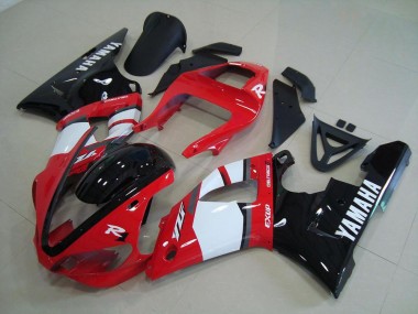 Rot Schwarz Weiß 00-01 YZF R1 Motorrad Verkleidung