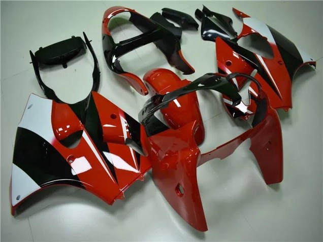 Rot Schwarz Weiß 00-02 ZX6R Motorrad Verkleidung Rot Schwarz Weiß 00-02 ZX6R Motorrad Verkleidung