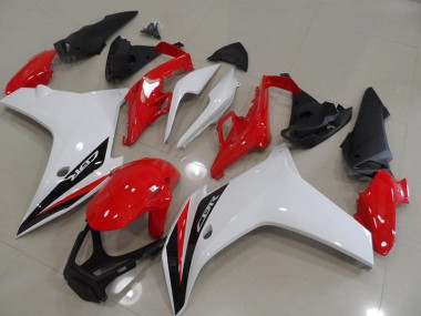 Rot Schwarz Weiß 11-13 CBR600F Motorrad Verkleidung