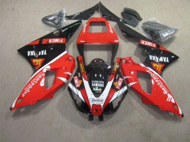 Rot Schwarz Weiß SantUnder 98-99 YZF R1 Motorrad Verkleidung