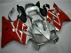 Rot Silber 01-03 CBR600 F4i Motorrad Vollverkleidung