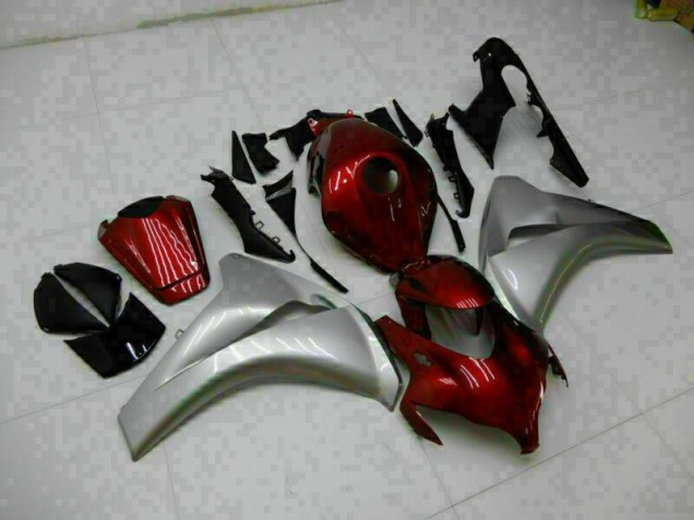 Rot Silber 08-11 CBR1000RR Motorrad Vollverkleidung Rot Silber 08-11 CBR1000RR Motorrad Vollverkleidung