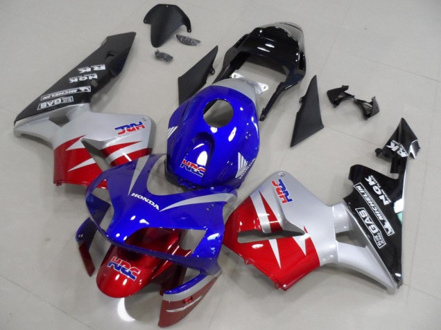 Rot Silber Blau 03-04 CBR600RR Motorrad Verkleidung Rot Silber Blau 03-04 CBR600RR Motorrad Verkleidung