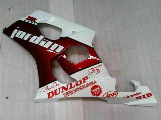 Rot Weiß 03-04 GSXR 1000 Motorrad Verkleidungen Rot Weiß 03-04 GSXR 1000 Motorrad Verkleidungen