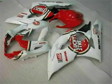 Rot Weiß 05-06 GSXR 1000 Motorrad Verkleidung