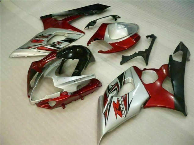 Rot Weiß 05-06 GSXR 1000 Motorrad Verkleidungen Rot Weiß 05-06 GSXR 1000 Motorrad Verkleidungen