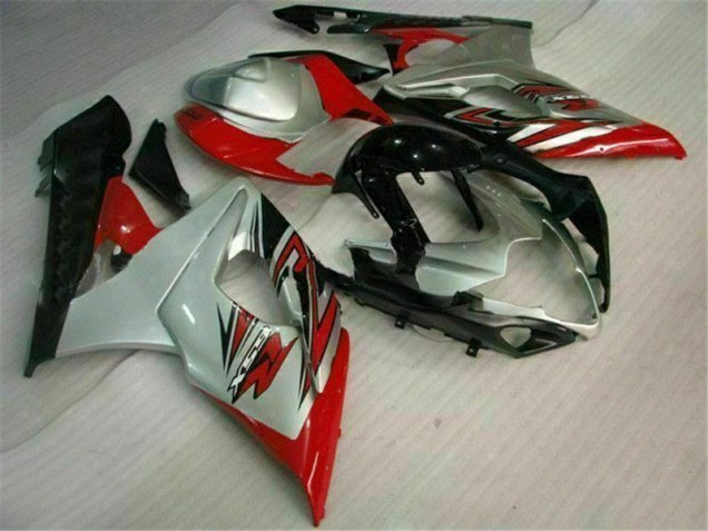 Rot Weiß 05-06 GSXR 1000 Motorrad Vollverkleidung Rot Weiß 05-06 GSXR 1000 Motorrad Vollverkleidung