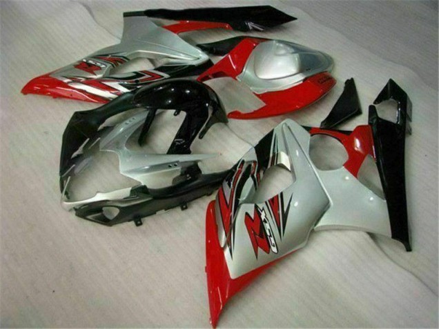 Rot Weiß 05-06 GSXR 1000 Motorrad Vollverkleidung Rot Weiß 05-06 GSXR 1000 Motorrad Vollverkleidung
