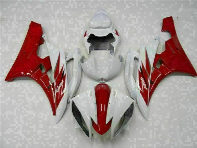Rot Weiß 06-07 YZF R6 Motorrad Verkleidung Rot Weiß 06-07 YZF R6 Motorrad Verkleidung