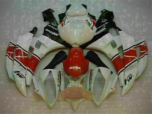 Rot Weiß 06-07 YZF R6 Motorrad Verkleidungen