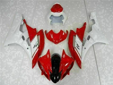 Rot Weiß 06-07 YZF R6 Motorrad Vollverkleidung & Plastik