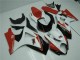 Rot Weiß 07-08 GSXR 1000 Motorrad Verkleidungen
