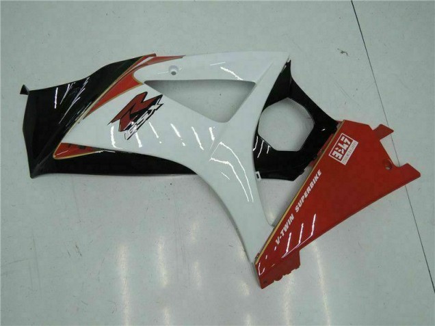 Rot Weiß 07-08 GSXR 1000 Motorrad Verkleidungen