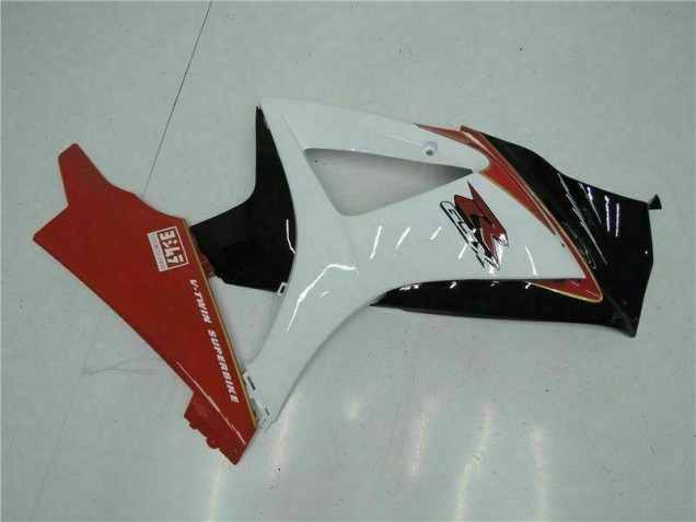 Rot Weiß 07-08 GSXR 1000 Motorrad Verkleidungen