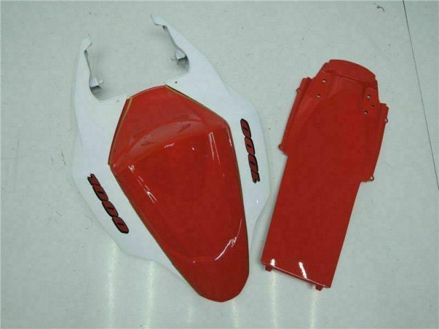 Rot Weiß 07-08 GSXR 1000 Motorrad Verkleidungen