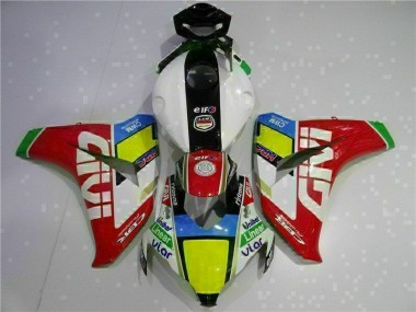 Rot Weiß 08-11 CBR1000RR Motorrad Verkleidung Komplett Sets