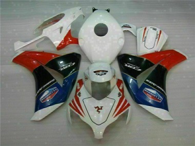 Rot Weiß 08-11 CBR1000RR Motorrad Verkleidung & Plastik