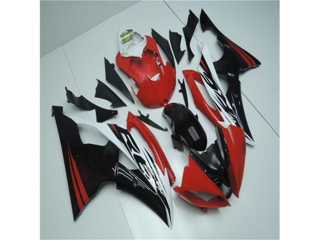 Rot Weiß 08-16 YZF R6 Motorrad Verkleidungen