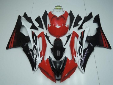 Rot Weiß 08-16 YZF R6 Motorrad Verkleidungen