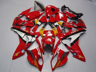 Rot Weiß 09-14 S1000RR Motorrad Verkleidung