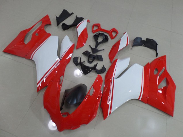 Rot Weiß 11-14 Ducati 1199 Motorrad Verkleidung Rot Weiß 11-14 Ducati 1199 Motorrad Verkleidung