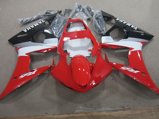 Rot Weiß Aufkleber 03-05 YZF R6 Motorrad Verkleidung Rot Weiß Aufkleber 03-05 YZF R6 Motorrad Verkleidung