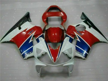 Rot Weiß Blau 01-03 CBR600 F4i Motorrad Verkleidung