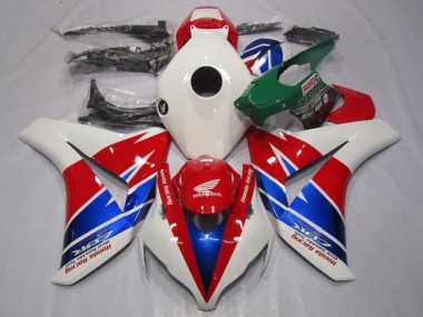 Rot Weiß Blau 08-11 CBR1000RR Motorrad Verkleidungen