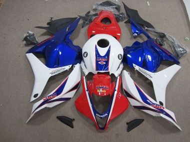 Rot Weiß Blau HRC 09-12 CBR600RR Motorrad Verkleidungen