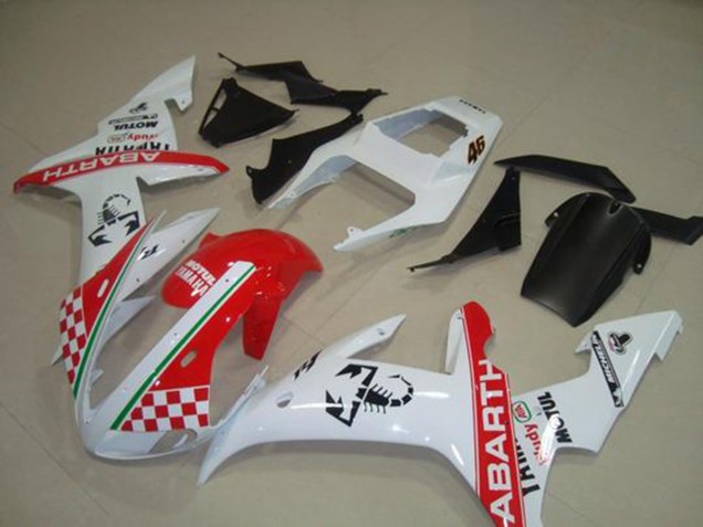 Rot Weiß Flag 02-03 YZF R1 Motorrad Verkleidung Rot Weiß Flag 02-03 YZF R1 Motorrad Verkleidung
