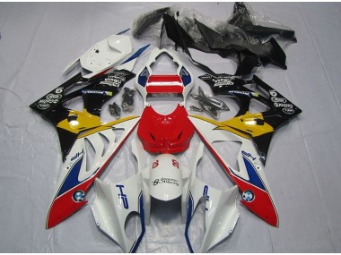 Rot Weiß Gelb 09-14 S1000RR Motorrad Verkleidung