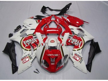 Rot Weiß Lucky Strike 09-14 S1000RR Motorrad Verkleidung