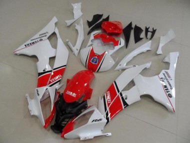 Rot Weiß OEM Stil 08-16 YZF R6 Motorrad Verkleidung