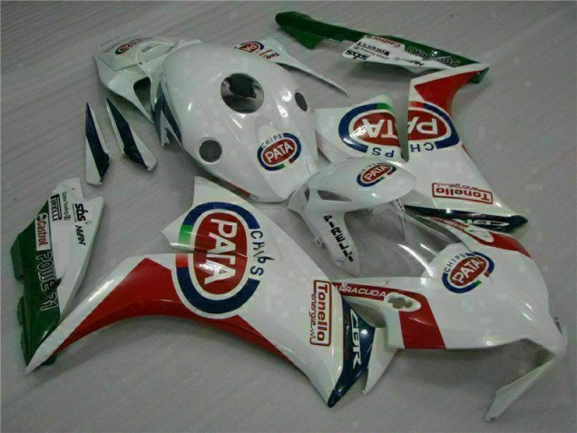 Rot Weiß PATA 12-16 CBR1000RR Motorrad Verkleidungen Rot Weiß PATA 12-16 CBR1000RR Motorrad Verkleidungen