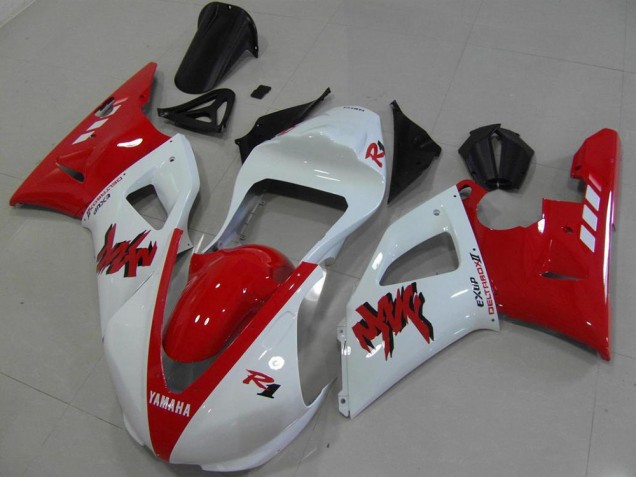 Rot Weiß Rennen 00-01 YZF R1 Motorrad Verkleidung