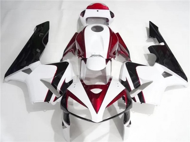 Rot Weiß Schwarz 05-06 CBR600RR Motorrad Verkleidung Rot Weiß Schwarz 05-06 CBR600RR Motorrad Verkleidung