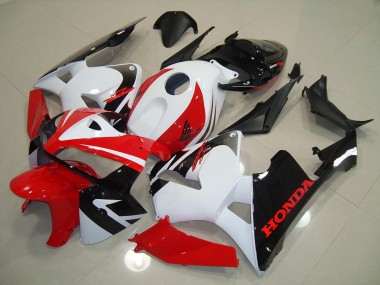 Rot Weiß Schwarz 05-06 CBR600RR Motorrad Verkleidungen