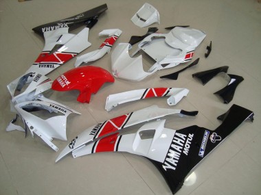 Rot Weiß Schwarz 06-07 YZF R6 Motorrad Verkleidungen