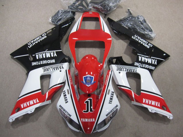 Rot Weiß Schwarz 09-11 YZF R1 Motorrad Verkleidungen Rot Weiß Schwarz 09-11 YZF R1 Motorrad Verkleidungen