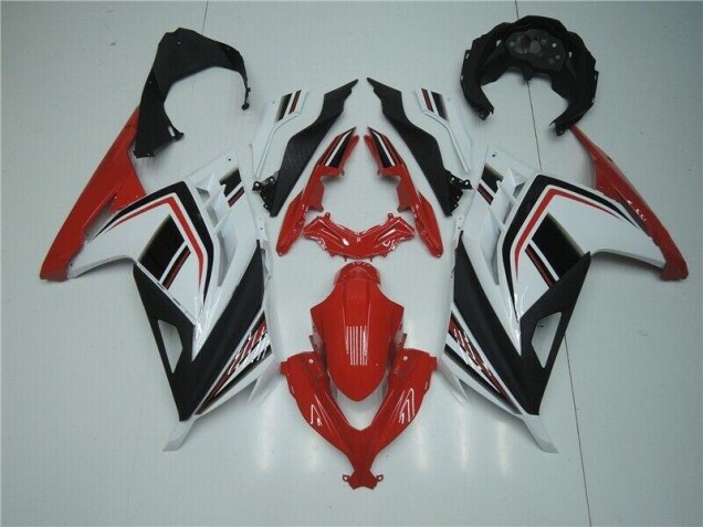 Rot Weiß Schwarz 13-16 EX300 Motorrad Verkleidung Rot Weiß Schwarz 13-16 EX300 Motorrad Verkleidung