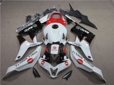 Rot Weiß Schwarz Konica Minolta MAPEI 07-08 CBR600RR Motorrad Verkleidung