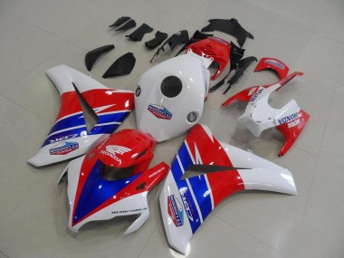 Rot Weiß TT Legends 08-11 CBR1000RR Motorrad Verkleidung
