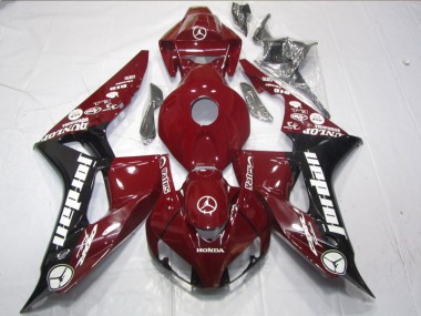 Rot Yates 06-07 CBR1000RR Motorrad Verkleidung