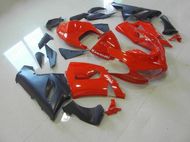 Rot und Matt Schwarz 05-06 ZX6R Motorrad Verkleidung Rot und Matt Schwarz 05-06 ZX6R Motorrad Verkleidung