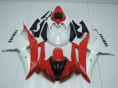 Rot und Perlweiß 08-16 YZF R6 Motorrad Verkleidung