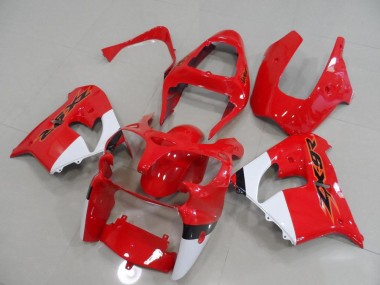 Rot und Weiß 00-01 ZX9R Motorrad Verkleidung