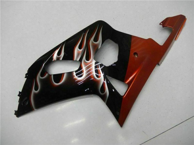 Schwarz 01-03 GSXR 600/750 Motorrad Verkleidungen Schwarz 01-03 GSXR 600/750 Motorrad Verkleidungen
