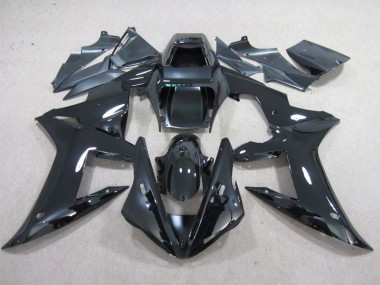 Schwarz 02-03 YZF R1 Motorrad Verkleidung & Plastik