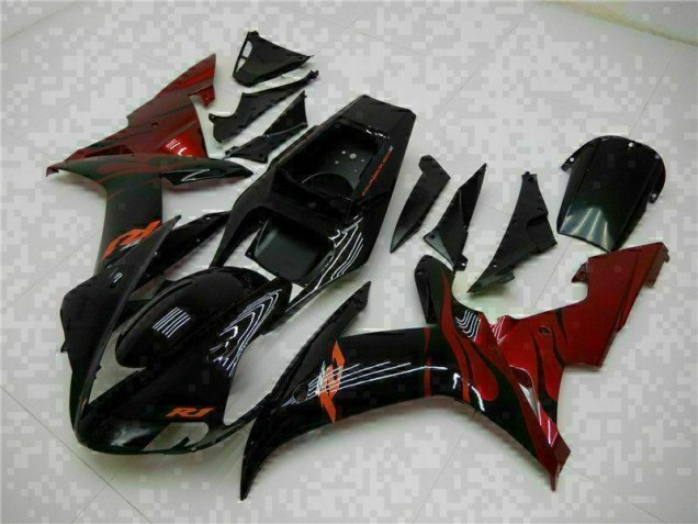 Schwarz 02-03 YZF R1 Verkleidung Schwarz 02-03 YZF R1 Verkleidung